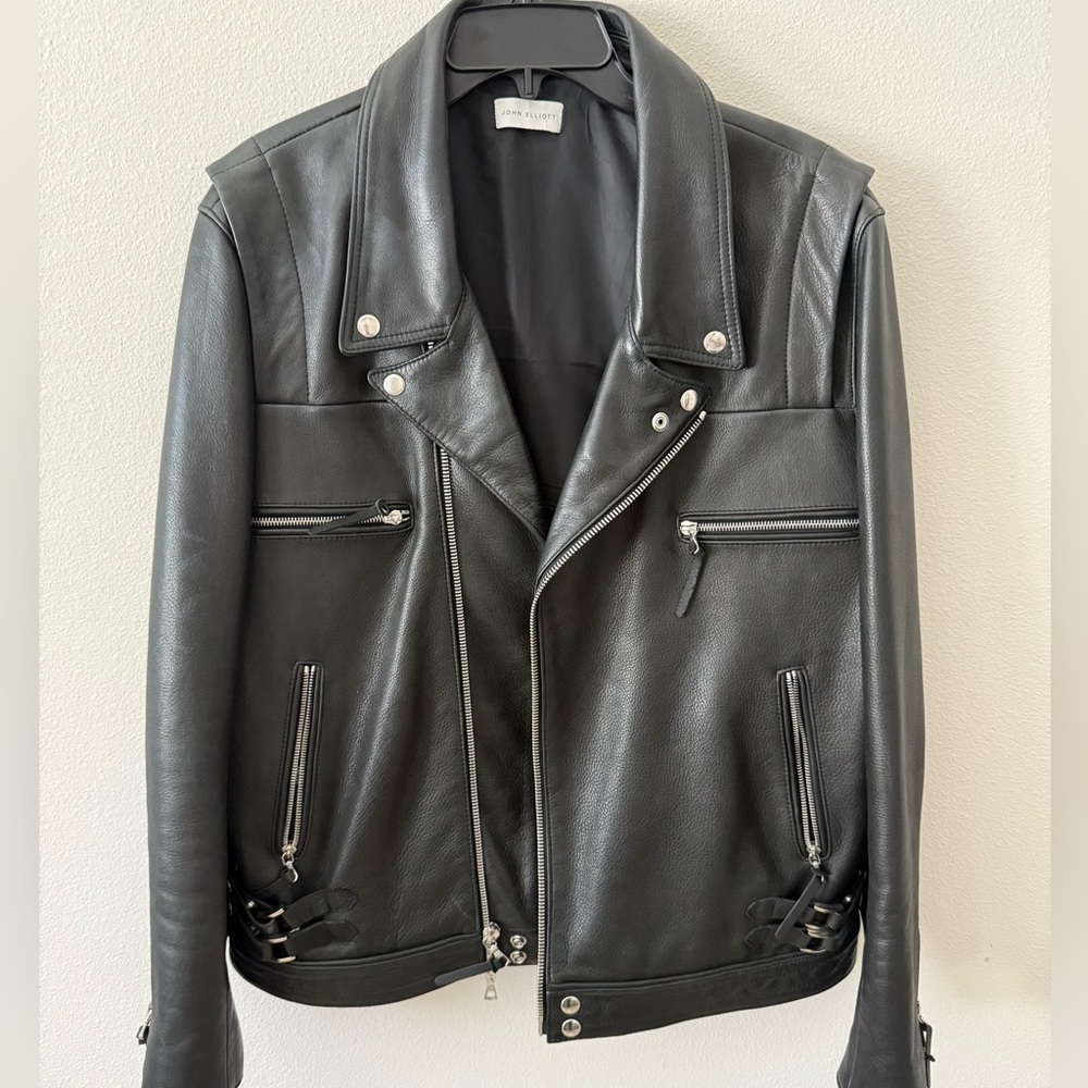 John Elliott Leather Jacket